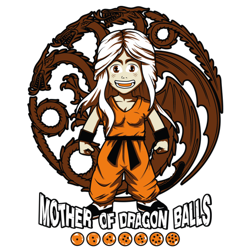 Khaleesi | T-shirt de Dragon ball - dessin original, coton bio