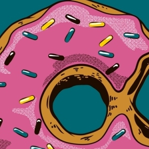 zoom t-shirt Donut – Eat Different geek original
