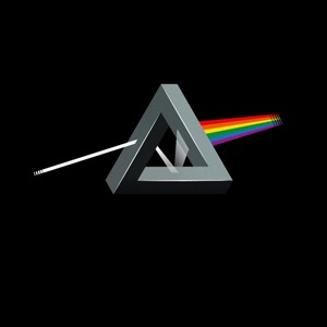 dessin t-shirt Dark side on the Moon, Pink Floyd geek original