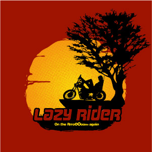 dessin t-shirt Easy Rider ou presque geek original
