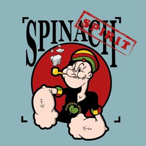 dessin t-shirt Popeye Rasta geek original