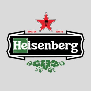 dessin t-shirt La bière Heisenberg geek original