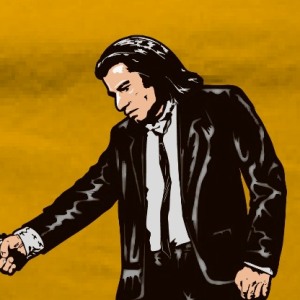 zoom t-shirt Pulp Fiction vs Reservoir Dogs geek original