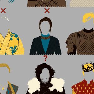 zoom t-shirt Les personnages morts de Game of Thrones geek original