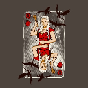 dessin t-shirt La reine Khaleesi geek original