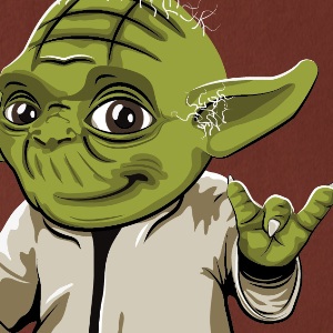 zoom t-shirt Yoda c’est plus fort que toi geek original