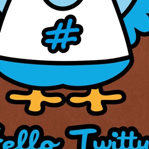 zoom t-shirt Hello Kitty versus Twitter geek original