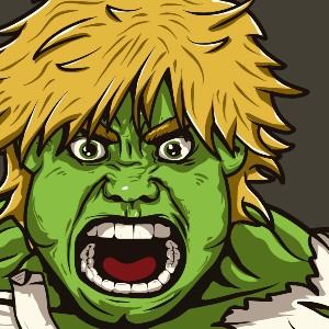 zoom t-shirt Hulk Skywalker pour un “Star wars Avengers” geek original