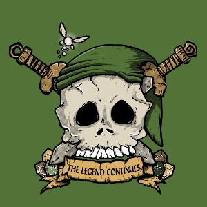 dessin t-shirt Tête de mort Zelda geek original