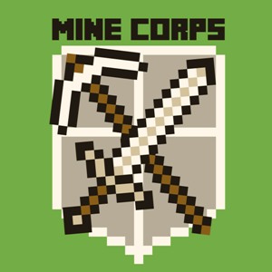 dessin t-shirt Minecraft et L’attaque de Titans geek original