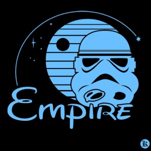 dessin t-shirt L’empire Walt Disney geek original