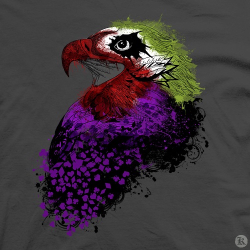 dessin t-shirt Joker eagle geek original