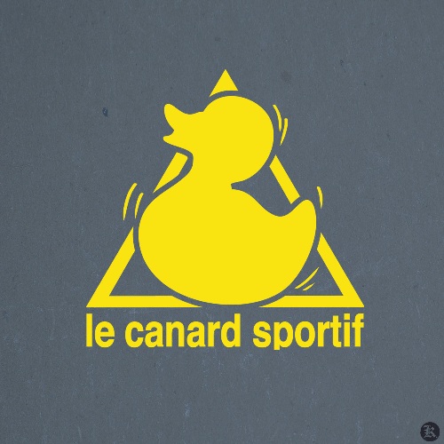 dessin t-shirt Le canard sportif geek original