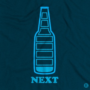 dessin t-shirt Canette de bière geek original