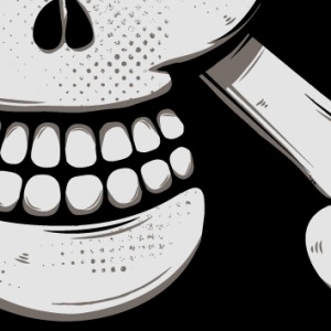 zoom t-shirt Skull manga geek original