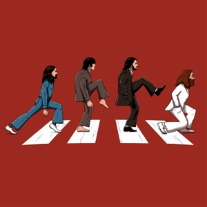 dessin t-shirt Abbey road geek original
