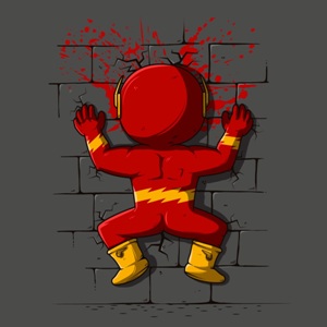 dessin t-shirt Flash crash geek original