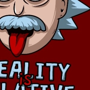 zoom t-shirt Rick Sanchez – Einstein geek original