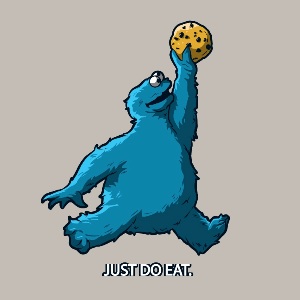 dessin t-shirt Cookies Monster geek original