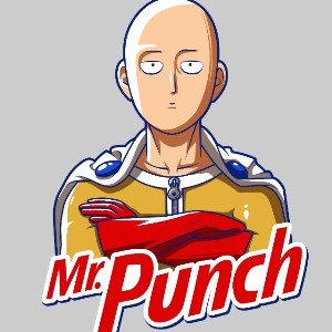 dessin t-shirt Mr Punch geek original