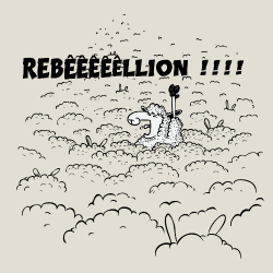 t-shirt Mouton rebelle