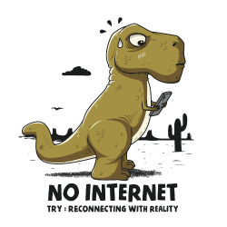 t-shirt No internet – Tyrex