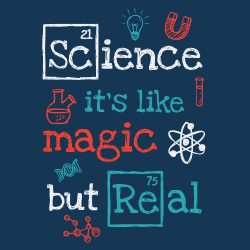 t-shirt Science it’s like magic
