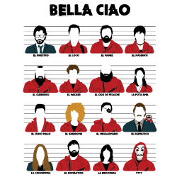 t-shirt Bella Ciao – La casa de papel