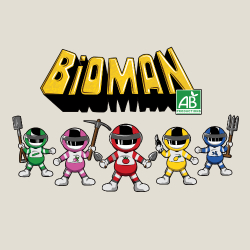 t-shirt Bioman – Agriculteur bio