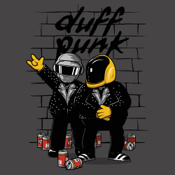 t-shirt Duff Punk