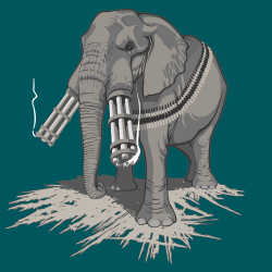 t-shirt Défenses d’éléphant