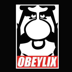 t-shirt Obey…Obelix