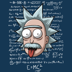 t-shirt Rick Sanchez – Einstein